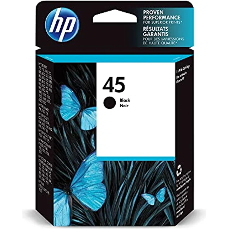 HP 51645AE 45XL Schwarz Original Druckerpatrone mit hoher Reichweite für HP Deskjet, HP Officejet, Groß – Bild 1