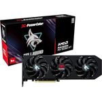 PowerColor Hellhound AMD Radeon RX 9060 XT, 8GB GDDR6 Grafikkarte mit HDMI 2.1b und DisplayPort 2.1a