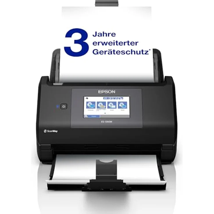 Epson WorkForce ES-590W, Dokumentenscanner mit 600 x 600 dpi, Duplex-Funktion, 45 Seiten/Min, schwarz – Bild 5