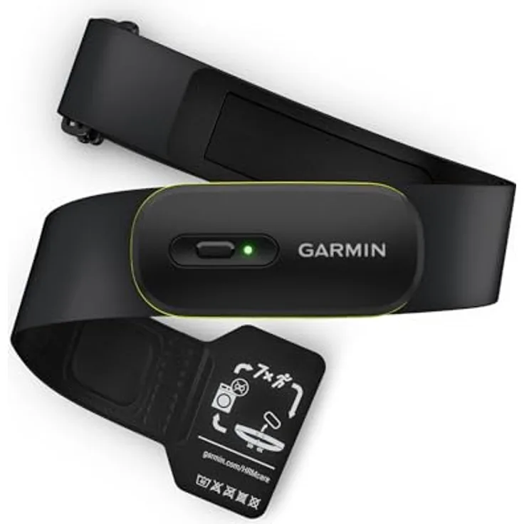 Garmin HRM 600 M-XL, Pulsgurt in Schwarz mit präziser Herzfrequenzmessung, Running Dynamics und aufladbarem Akku