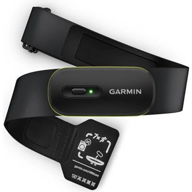 Garmin HRM 600 XS-S, Premium Herzfrequenz-Brustgurt mit Running Dynamics, Schwarz – Bild 1
