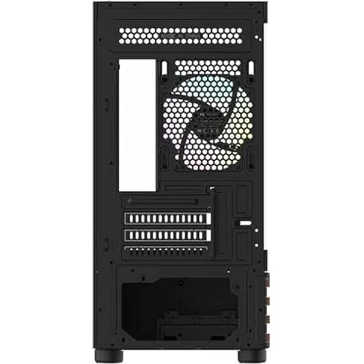 Thermaltake View 170 WS ARGB, Micro Tower PC-Gehäuse, Schwarz, micro ATX, Mini-ITX, Gehärtetes Glas, Gaming, mit RGB-Beleuchtung – Bild 4