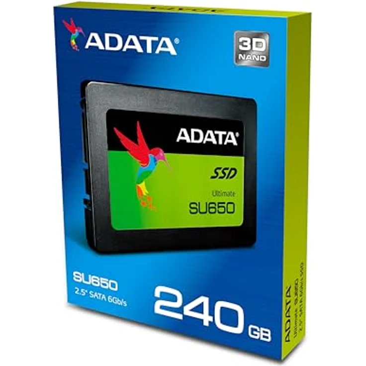 ADATA Ultimate SU650 - Solid-State-Disk - 240 GB - intern - 2.5 Zoll (6.4 cm) - SATA 6Gb/s (ASU650SS-240GT-C) – Bild 7