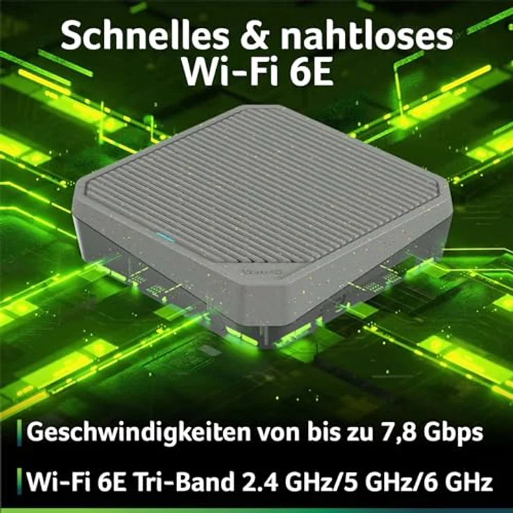 Acer Connect Vero W6m Wi-Fi 6E Router, 7.8 Gbit/s, Tri-Band – Bild 2