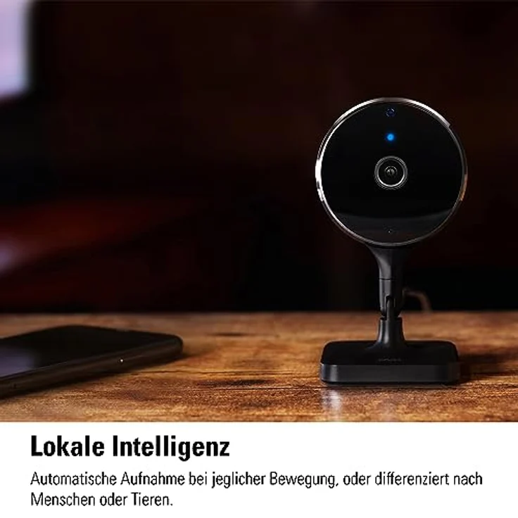Eve Cam (2nd Gen)- Smarte Innenkamera, 1080p-Auflösung, WLAN, 100 Prozent Privatsphäre, HomeKit Secure Video, Mitteilung auf iPhone, Mikrofon und Speaker, Nachtsicht, Flexible Installation – Bild 4