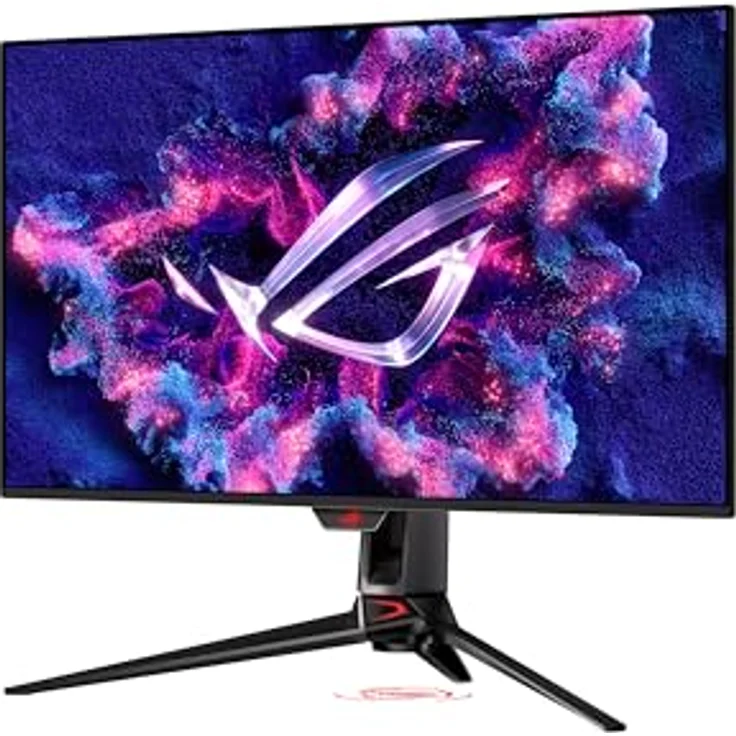 ASUS ROG Swift OLED PG32UCDM - 32 Zoll 4K UHD Gaming Monitor - 240 Hz, 0.03ms GtG, G-Sync, FreeSync, AdaptiveSync, 10-bit, DisplayHDR 400, QD - 16:9, 3840x2160, DP 1.4, HDMI 2.1, 90W USB-C, USB-Hub, Graphenfolie, schwarz – Bild 5