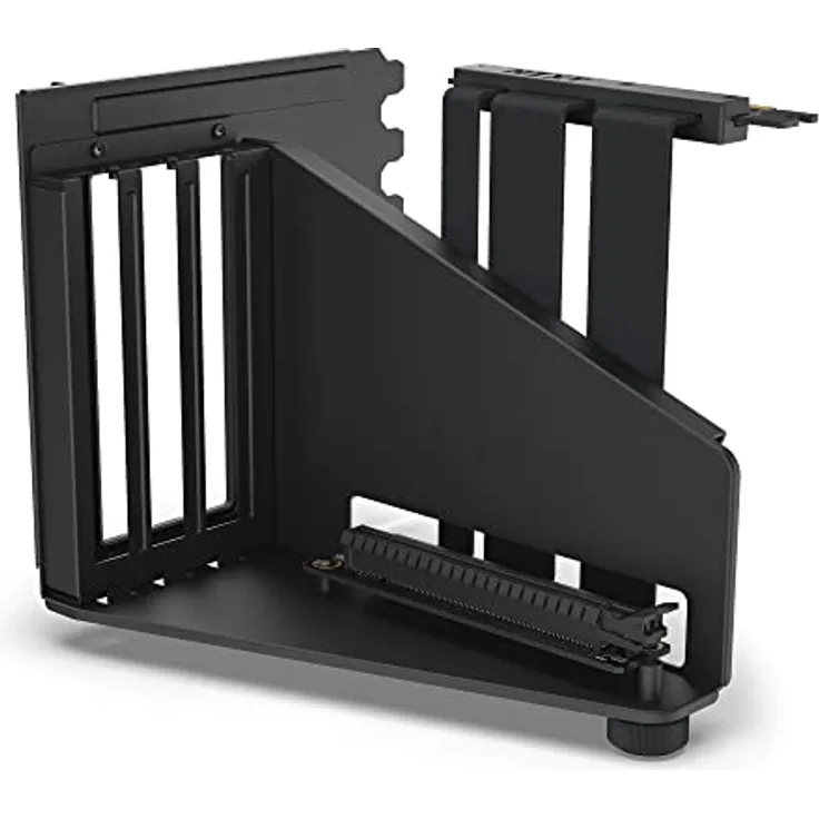 NZXT Vertikales GPU-Montage-Kit AB-RH175-B1, stabile Stahlhalterung mit 175 mm PCIe 4.0x16 Riser-Kabel, Schwarz