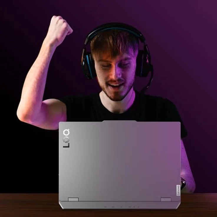 Lenovo Gaming-Notebook LOQ 15ARP9, Grau, 15,6 Zoll, Full HD, IPS, AMD Ryzen 7 7435H, 16 GB, 1 TB M.2 SSD, RTX 4060 8GB – Bild 3