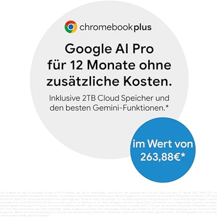 ASUS Chromebook Plus CX14 CX1405CTA, 14" FHD IPS Display, Intel Core 3-N355, 8GB RAM, 128GB eMMC, ChromeOS, QWERTZ, Rock Grey – Bild 3