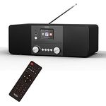 XORO HMT 620 - All-in-One Stereo Internetradio mit CD-Player, DAB+/FM Radio, WLAN, Bluetooth, Spotify Connect, MP3 USB Player, Netzwerkstreaming, App Steuerung