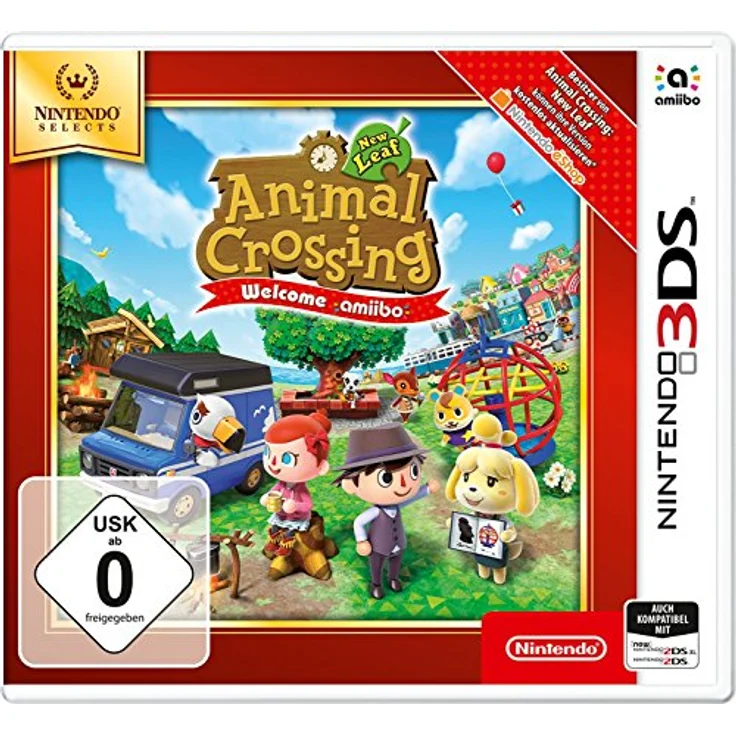 Nintendo Animal Crossing: New Leaf - Welcome amiibo - Nintendo Selects, Nintendo DS-Spiel, Deutsch – Bild 1
