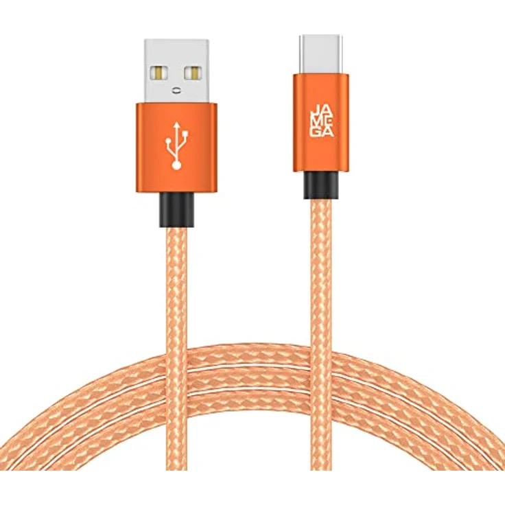 JAMEGA USB-C Kabel Nylon, Schnell Ladekabel 0,5m mit hoher Langlebigkeit, 5 Gbps Datentransfer, kompatibel mit Samsung, Huawei, HTC und LG – Bild 7