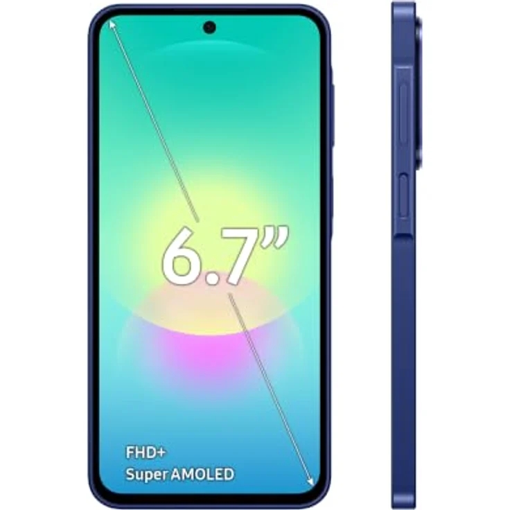 Samsung Galaxy A27, 5G Smartphone mit 256 GB Speicher, 50 MP Dreifach Kamera, 6.7 Zoll FHD+, Blau – Bild 9