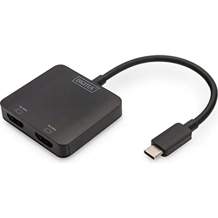 DIGITUS 2-Port MST Video Hub USB-C und 2x HDMI