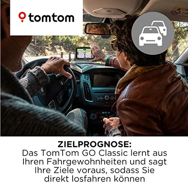 TomTom GO Classic, 5 Zoll GPS-Navigationsgerät mit Stauvermeidung, Europa-Updates, Wi-Fi-Konnektivität, Schwarz – Bild 4