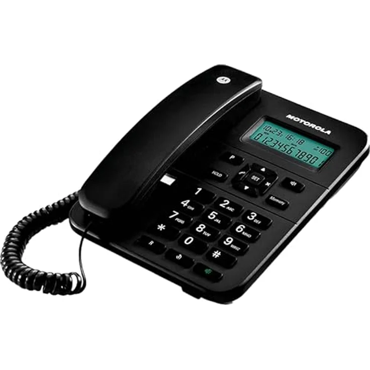 Motorola CT202, Festnetztelefon, schwarz (E08000CT2N1GES38) – Bild 6