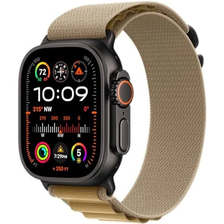 Apple Smartwatch-Armband Alpine Loop, CO₂ neutral, recycelte Materialien, Titan G-Haken, Farbe: nicht spezifiziert – Bild 3