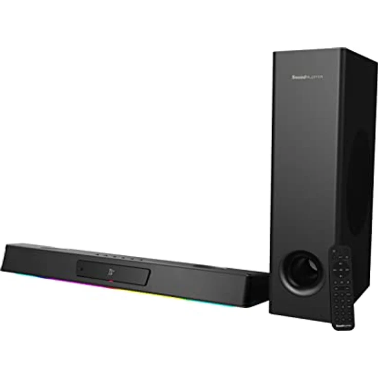 CREATIVE Sound Blaster Katana V2X 5.1-Mehrkanal-Gaming-Soundbar mit kompaktem Subwoofer, 180 W Spitzenleistung, dreifach verstärktem 5-Treiber-Design, Super X-Fi-Technologie und RGB-Beleuchtung   – Bild 1