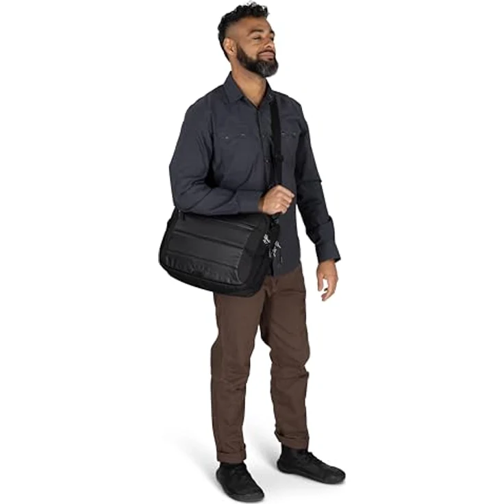 Osprey Ozone Aktentasche 42 cm mit Laptopfach (17.32"), Nylon, Schwarz, Unisex, viele Fächer – Bild 11