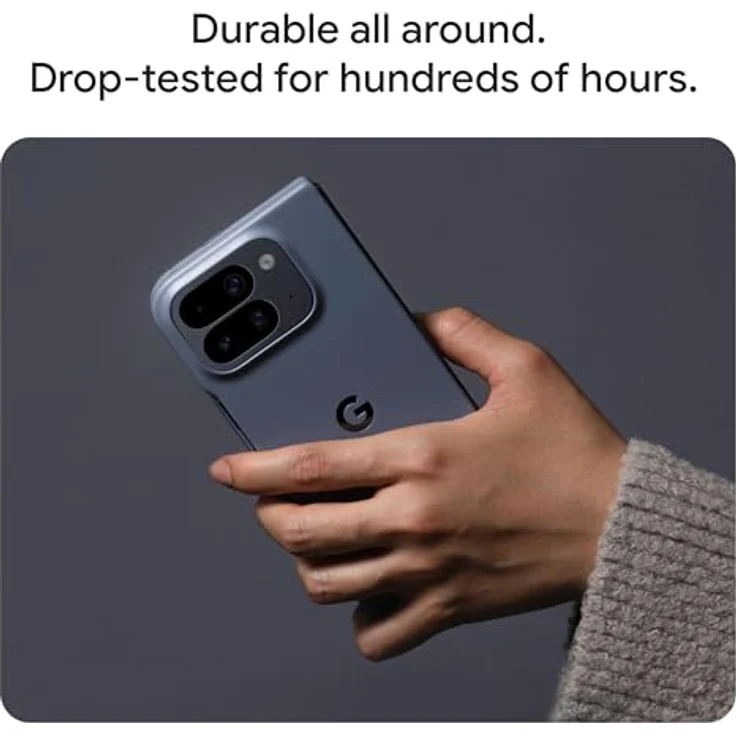 Google Pixel 10 Pro Fold Case mit Pixelsnap – Langlebiger Schutz aus fleckenabweisendem Silikon – Moonstone (Made by Google) – Bild 2