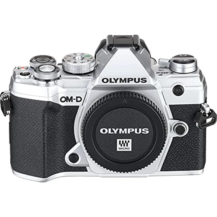 Olympus OM-D E-M5 Mark III Micro Four Thirds Systemkamera Gehäuse, 20 MP Sensor, 5-Achsen Bildstabilisator, leistungsstarker Autofokus, elektronischer OLED Sucher, 4K-Video, WLAN, Bluetooth, silber – Bild 4