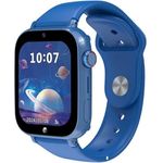 FOREVER Kids Look Me! 3 KW-520 Blau - GPS/LBS/Wi-Fi Standort - SOS Funktion - Anrufe & Video - IP65 Wasserdicht Kinder Smartwatch mit SIM Karte - 1,85” Display