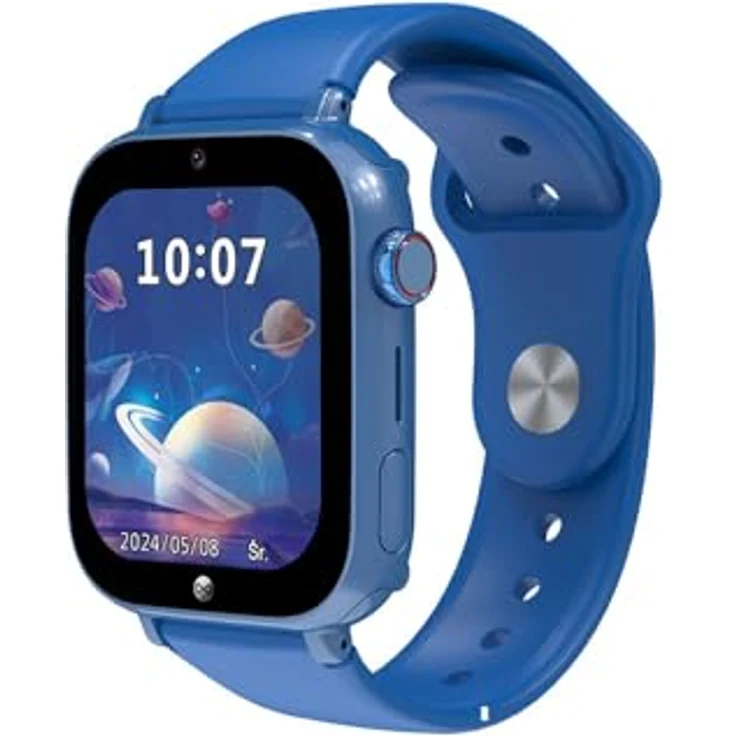 FOREVER Kids Look Me! 3 KW-520 Blau - GPS/LBS/Wi-Fi Standort - SOS Funktion - Anrufe & Video - IP65 Wasserdicht Kinder Smartwatch mit SIM Karte - 1,85” Display – Bild 1