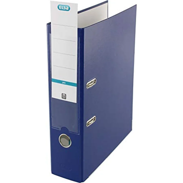 ELBA Aktenordner Ordner smart Pro PP/Papier - A4, 80 mm, dunkelblau, strapazierfähige PP-Folie, ELBA Premium-Mechanik – Bild 2