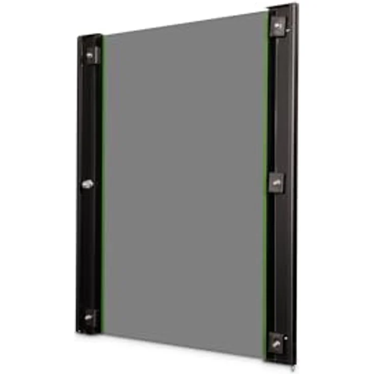DIGITUS Glas-Ersatztür für Unique Netzwerkschrank, 16 HE, passende Modelle DN-19 16-U-SW, DN-19 16U-6/6-SW, DN-19 16-U-3-SW, mit Schloss und Schlüssel, Sicherheitsglas, Schwarz – Bild 2