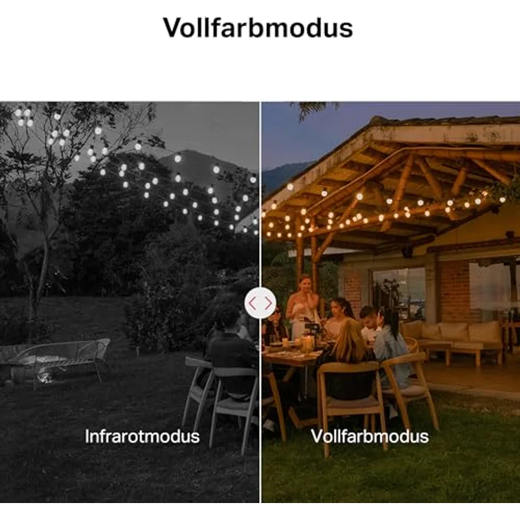 MERCUSYS MC510 2K WLAN Überwachungskamera Außen, 360° Schwenk-/Neige, Farbige Nachtsicht, Personenerkennung, Zwei-Wege-Audio, Wetterfest, microSD bis 512 GB – Bild 5