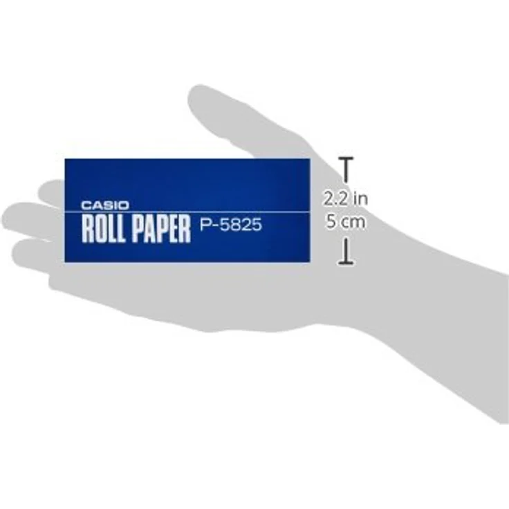 Casio P-5825-E Papier Rechenmaschine innenliegende Papierrolle geeignet HR-8TEC und HR-8R druckenden Rechner – Bild 4