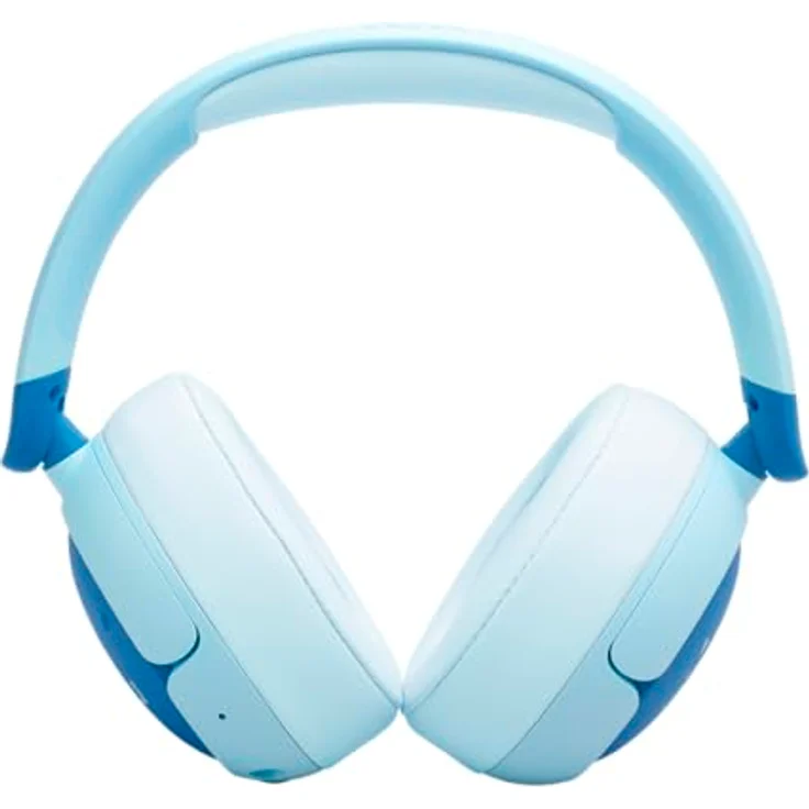 JBL Junior 470 NC, Kabellose Over-Ear Bluetooth-Kopfhörer mit Active-Noise-Cancelling für Kinder, Mikrofon, 50 h Wiedergabe, Safe Sound, geringer Lautstärke, Simpler Bedienung und Stickern, Blau – Bild 5