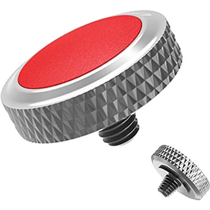 JJC Soft Release Button für Fujifilm X-Serie und Sony RX-Serie, Kupfer mit Silikonoberfläche, inkl. 2 rutschfester O-Ringe – Bild 1
