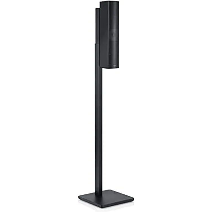 Teufel Lautsprecher Standfuß AC 3001 SP Schwarz - HiFi Standfuß für Säulen- und Micro-Lautsprecher, austauschbare Halterung, verlegbares Lautsprecherkabel – Bild 3
