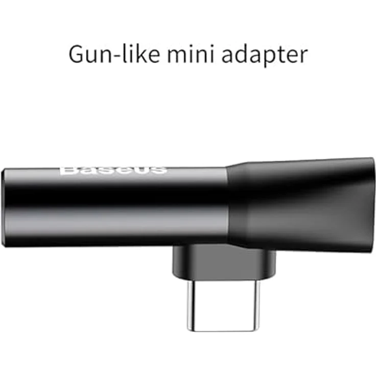 BASEUS 2in1 USB Typ C Adapter Ladegerät 3,5 mm AUX Klinke Kopfhörer – Bild 4