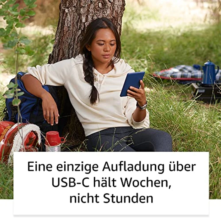 Amazon Kindle (2022) – E-Book-Reader mit 6-Zoll-Display (300 ppi), 16 GB Speicher, mit Werbung, Schwarz, zertifiziert und generalüberholt – Bild 4