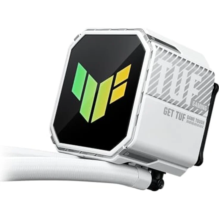 ASUS TUF Gaming LC III 360 ARGB, CPU Wasserkühler mit vorinstallierten Lüftern, Weiss – Bild 9