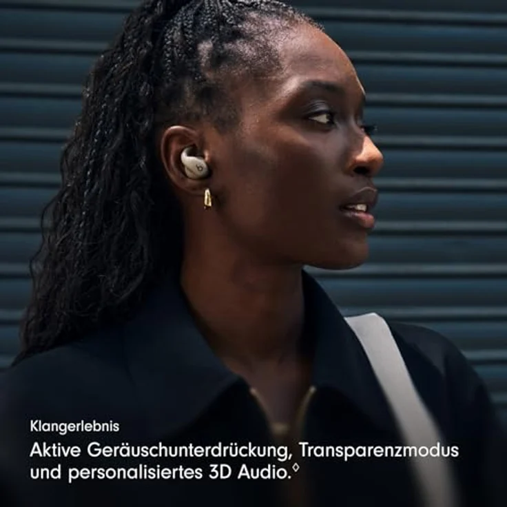 Beats Powerbeats Fit, kabellose In-Ear-Kopfhörer mit ANC, bis zu 30h Akkulaufzeit, spritzwasserfest, Grau – Bild 5