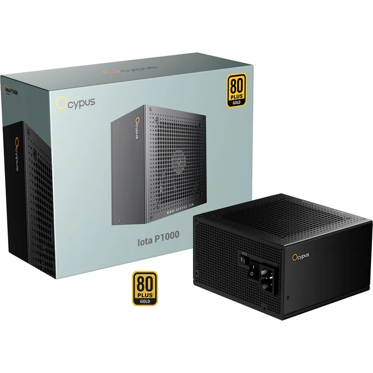 OCYPUS Ocypus Iota P1000, 1000 W Vollmodulares ATX 3.1 Netzteil mit 91% Effizienz, Schwarz