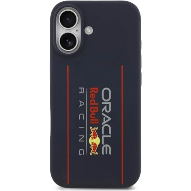 Red Bull Silicone Oversize Vertical Logo MagSafe Case für iPhone 17, Navy Blue Smartphone Hülle – Bild 3