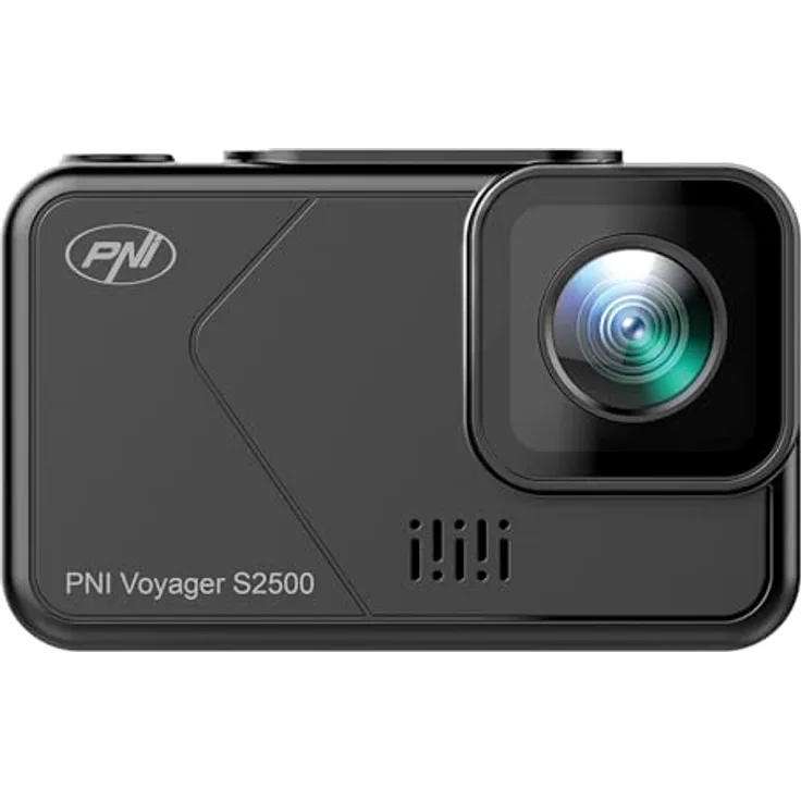 PNI Voyager S2500, 4K Dashcam mit 2,0 Zoll LCD, Wi-Fi, G-Sensor und Parkmodus, Schwarz