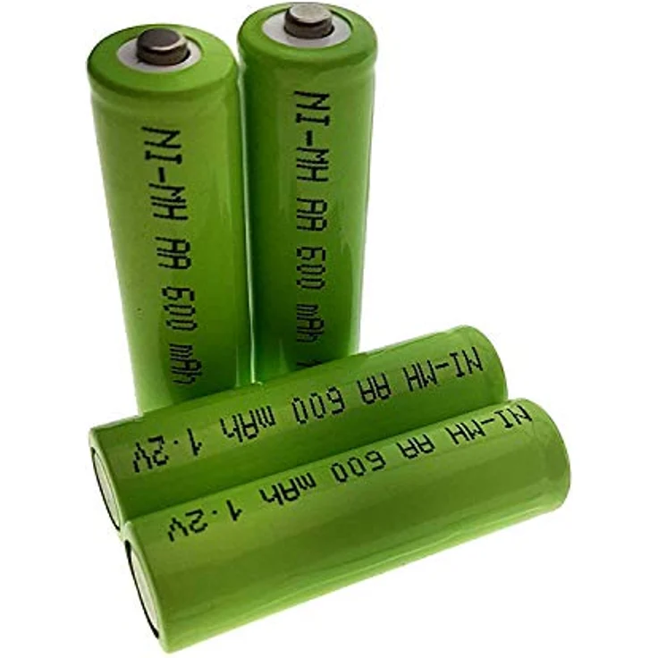 Trango 10x Akku NI-MH AA 600 mAh 1.2 V für Solar - Lampen - Leuchten - wiederaufladbar 1010-AA - Spannung: 1.2 Volt, Kapazität: 600mAh, 10er Pack – Bild 2