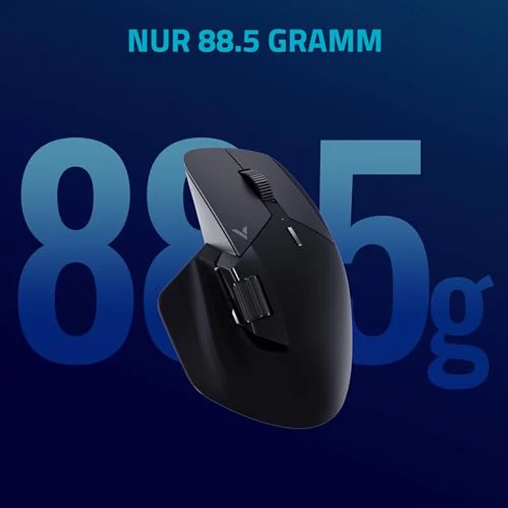Rapoo VT0Mini, 26000 DPI Gaming Maus mit 2.4 GHz, 650 IPS, 50G, Schwarz – Bild 5
