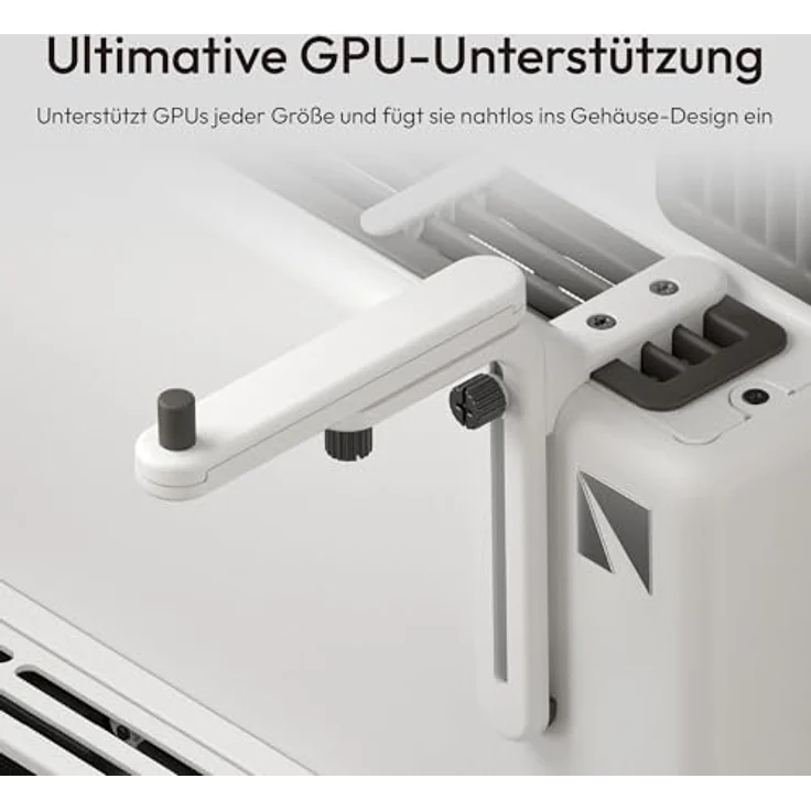 HAVN HS 420 PC-Gehäuse, Midi-Tower, E-ATX, Tempered Glass - Weiß – Bild 6