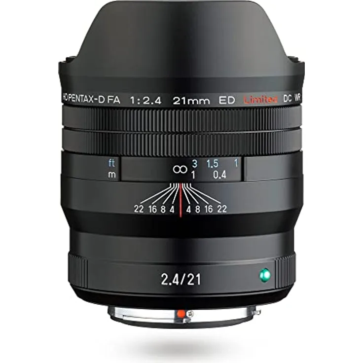 HD 28040 PENTAX-D FA 21mmF2.4ED Limited DC WR in Schwarz Ultra-Weitwinkel-Objektiv mit,Festbrennweite [Zur Verwendung Verwendung mit 35 mm Vollformat-DSLR-Kameras]