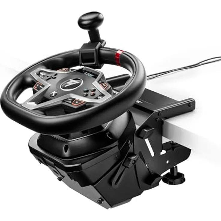 Thrustmaster SimTask Steering Kit - Lenkradhalterung Und Lenkradknauf Für Fahrsimulationen Mit Schweren Fahrzeugen - Kompatibel Rennlenkrädern T128 Und T248 – Bild 2