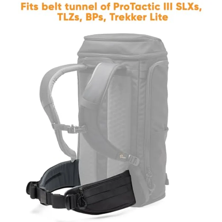 Lowepro ProTactic III Zubehörgürtel, kompatibel mit ProTactic-Kamerarucksack 350/450 III, Modulares System, Sliplock-Verbindung, Hüftgurt, grün – Bild 5