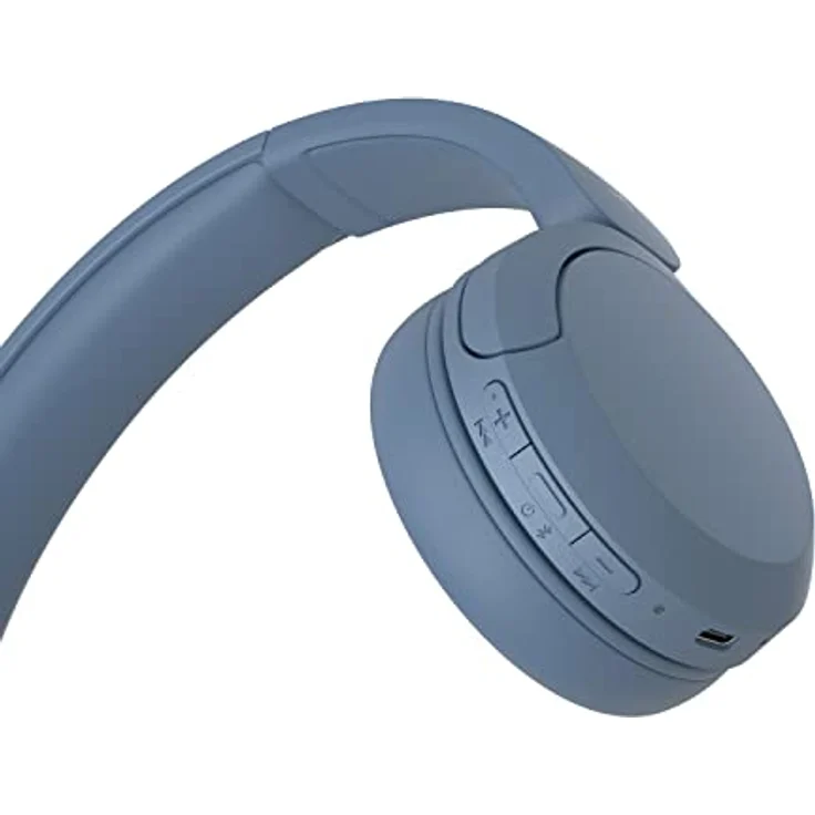 Sony WH-CH520 Kabellose Bluetooth-Kopfhörer - bis zu 50 Stunden Akkulaufzeit mit Schnellladefunktion, On-Ear-Modell - Blau – Bild 5