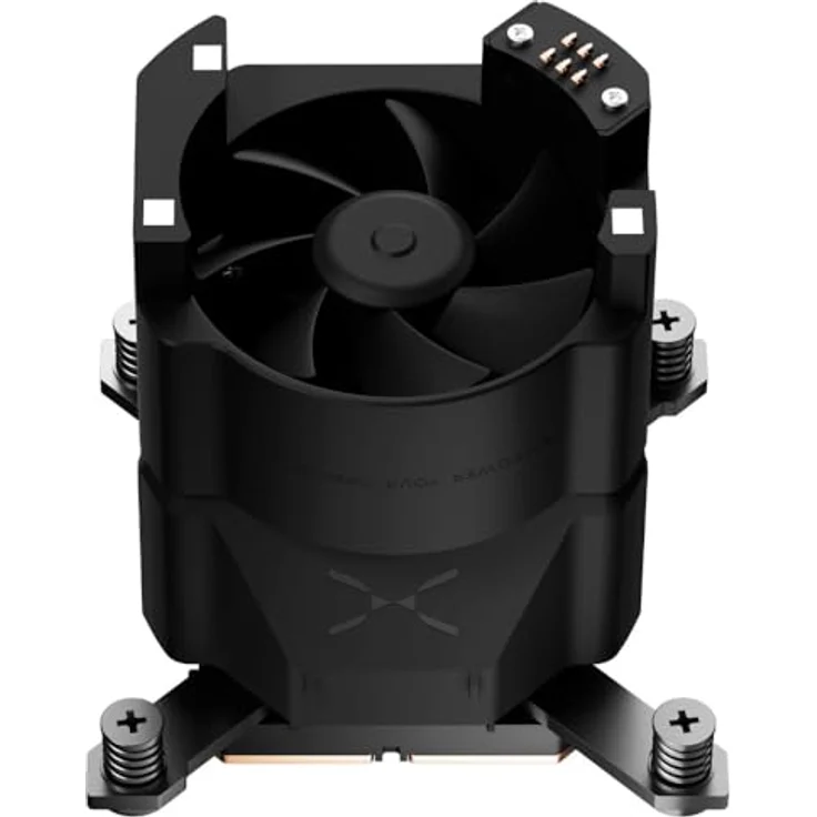 TRYX PANORAMA WB Schwarz, CPU-Wasserblock mit 6,67" AMOLED Display, G1/4 Fittinge, Kupfer-Mikrokanälen und VRM-Lüfter, kompatibel mit AM5 & LGA 1851 – Bild 4