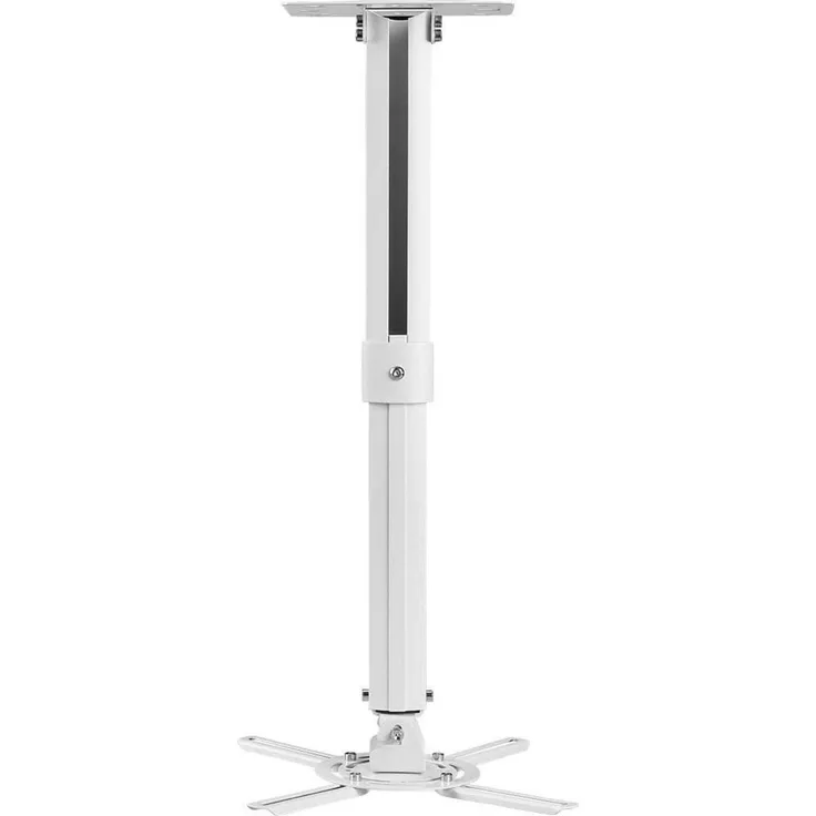 Universal Projektor Deckenhalterung, 360° schwenkbar und 90° neigbar, Tragfähigkeit bis 13,6 kg, verstellbare Länge 210–540 mm